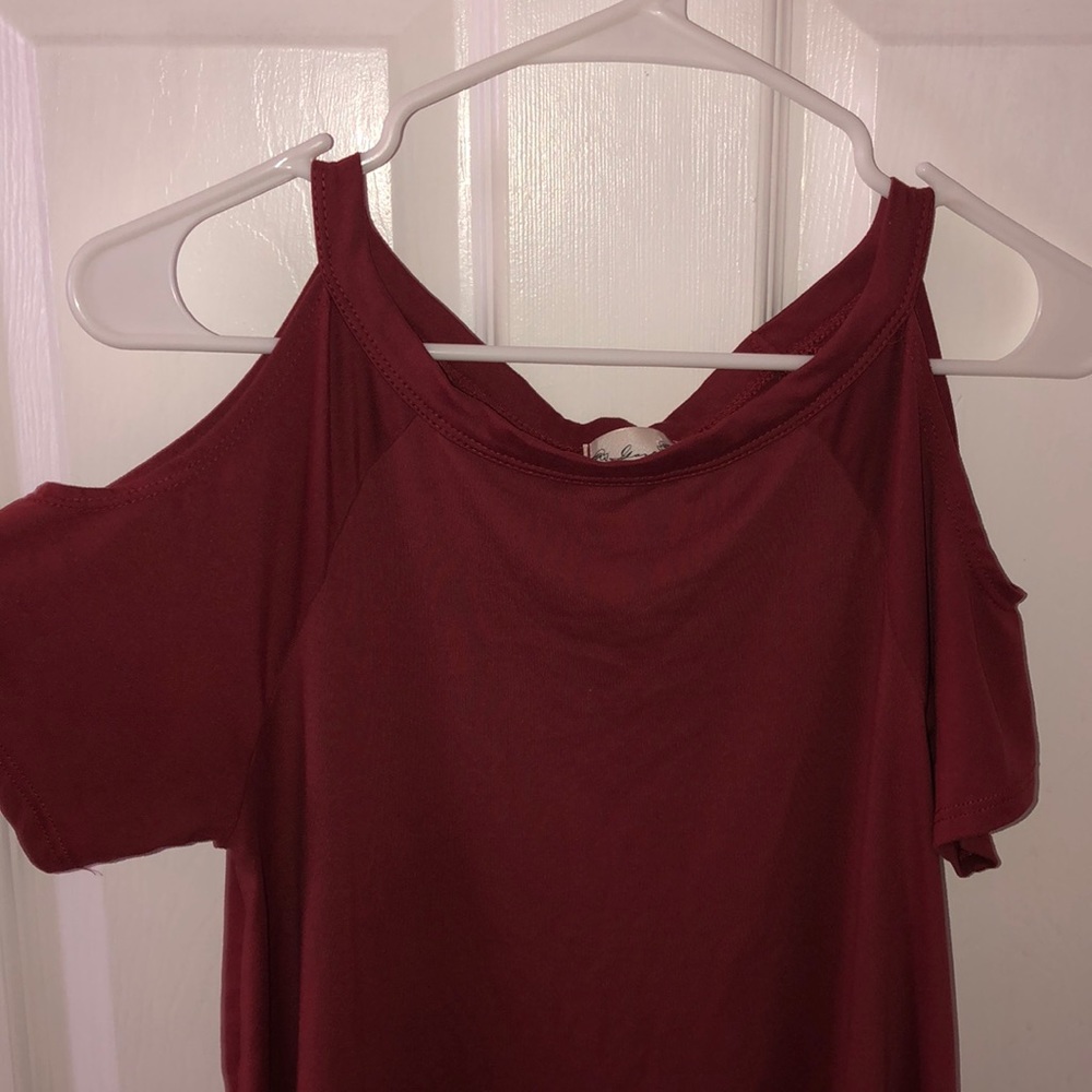 off the shoulder shirt